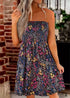 Bohemian Floral Beach Dress